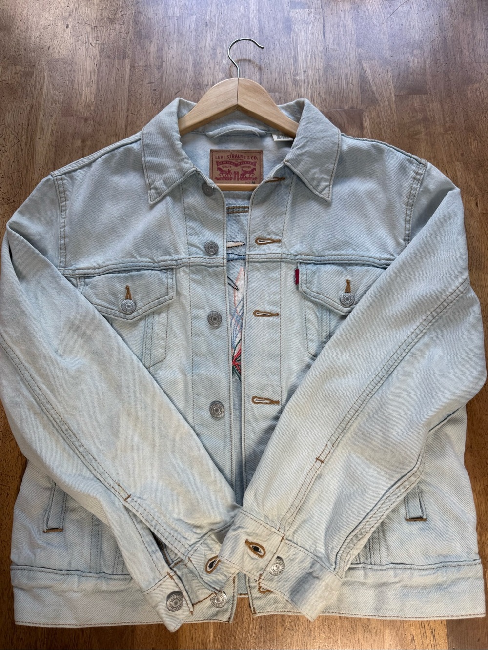 Levi's Light Wash Denim Jean Jacket - Pale Blue